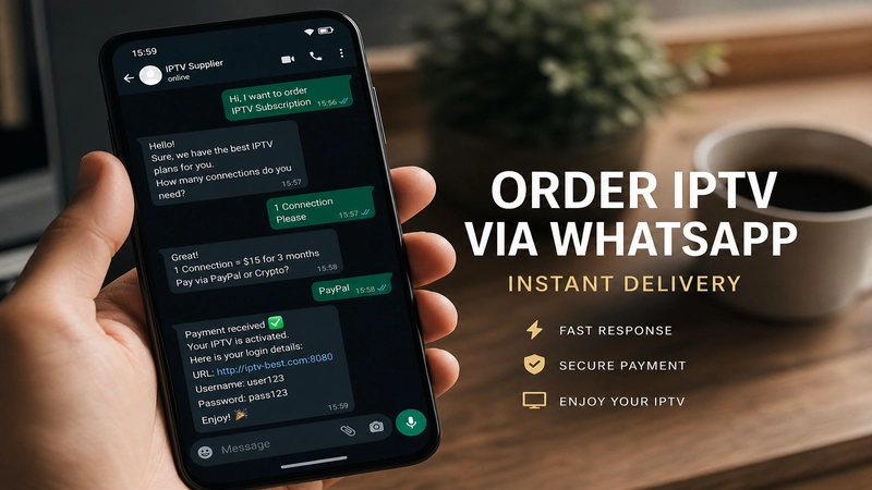 IPTV per WhatsApp bestellen 2026